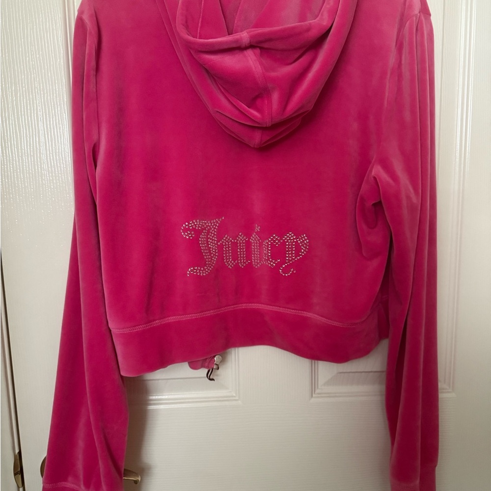 Juicy Couture Fuchsia Velour Jacket